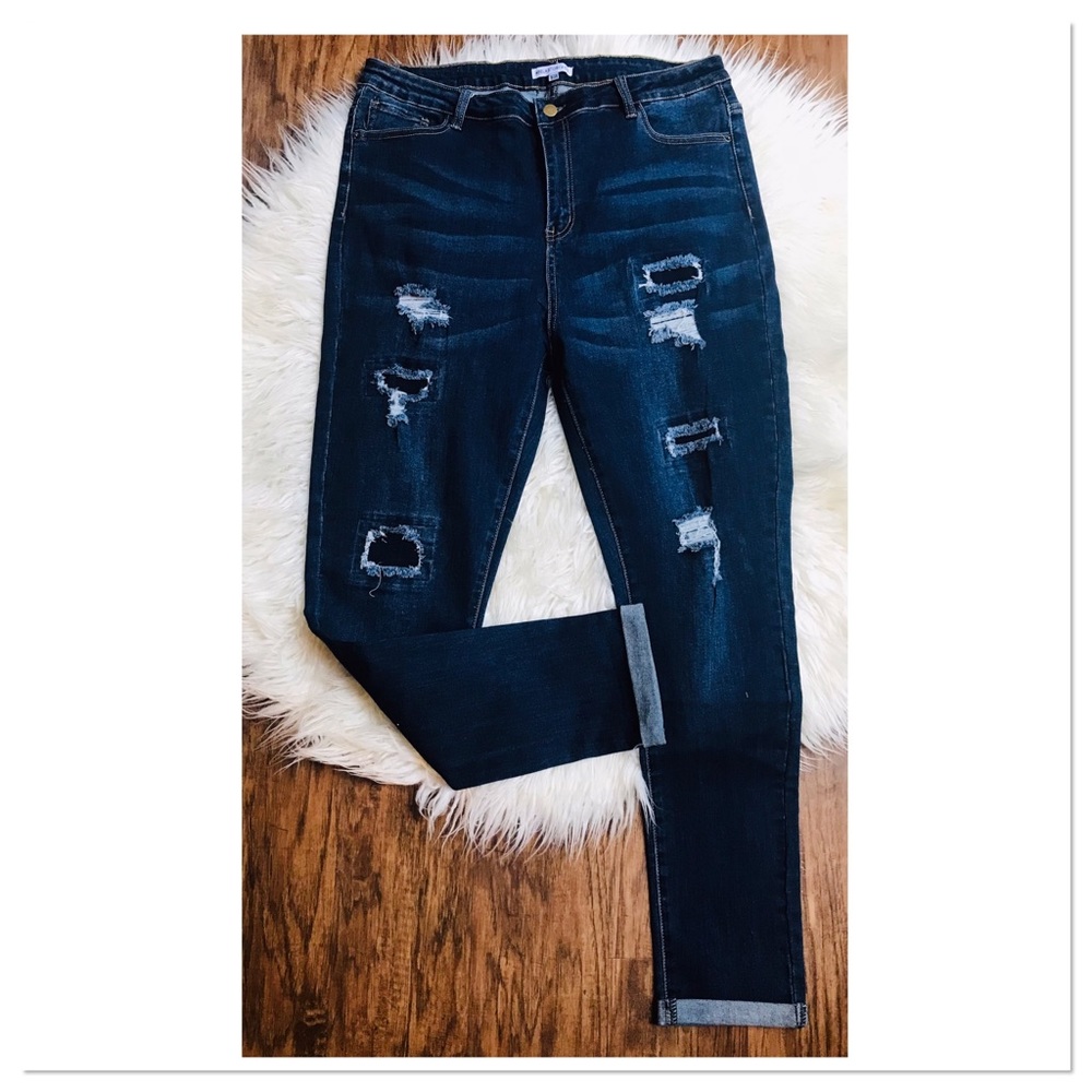 Abela Story + Co Hit The Highway Skinny Jeans 16W